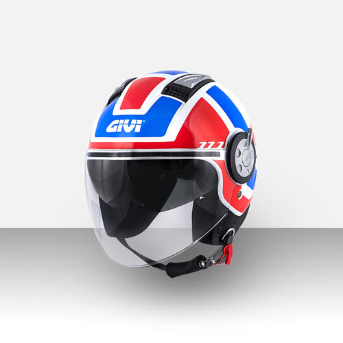 Demi-Jet helmets for motorcycles and scooters