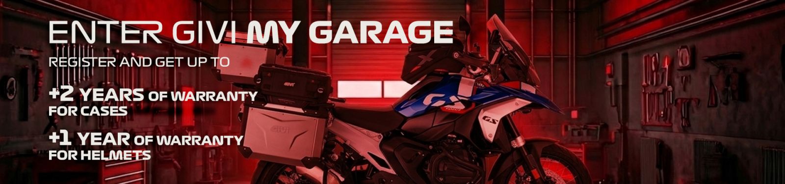 Extend your warranty with MyGarage by Givi